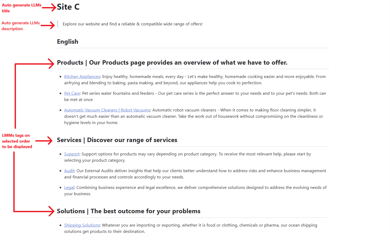 Dach Types Create LLMs file in Sitecore | Sitecore Blog. Merkle DACH.
